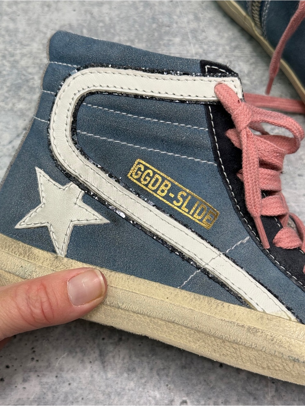 Golden Goose Slide Classic Denim Blue 36 - Picture 2 of 8